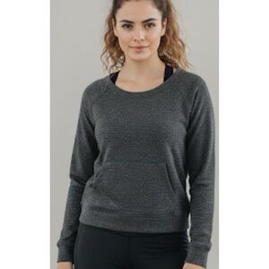 Calvin Klein Jeans Black & Grey Fleck Sweatshirt Size Large